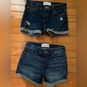 Girls Abercrombie 11/12 jean shorts